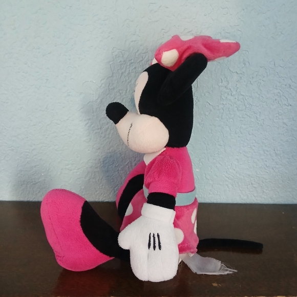Minnie Mouse Plush Doll 14' Inches Pink Dess - Picture 4 of 5